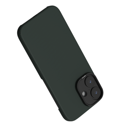 Etui ARAMID FIBER ULTRA SLIM MagSafe do telefonu iPhone 17 zielone