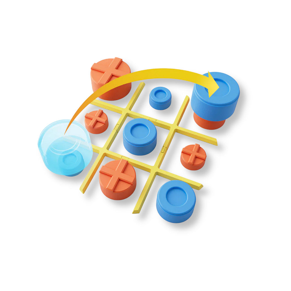 Gra logiczna TIC TAC TOE zielony