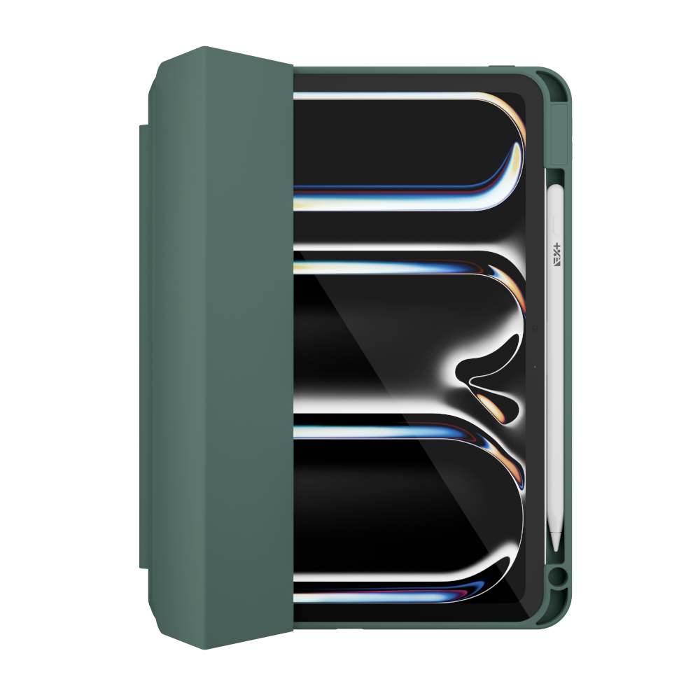 Etui ROLLERCASE do tabletu iPad Pro M4 11" zielone