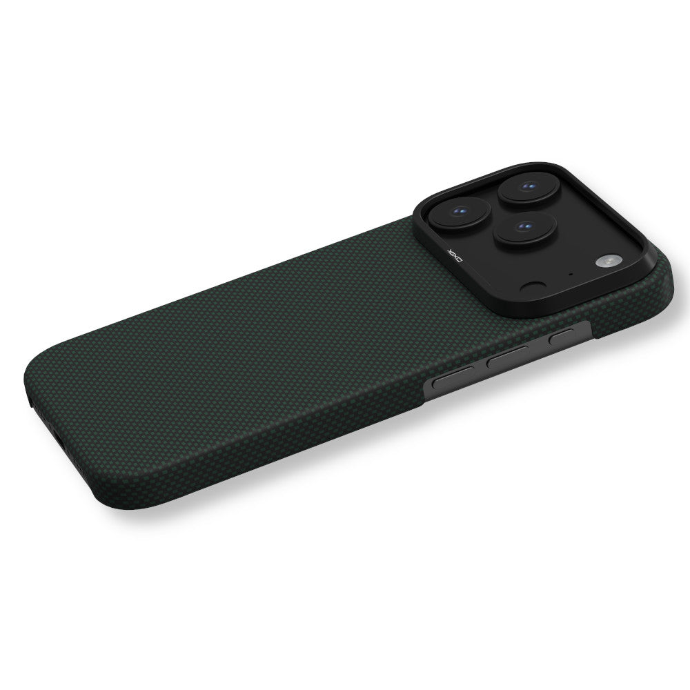 Etui ARAMID FIBER ULTRA SLIM MagSafe do telefonu iPhone 17 Pro zielone