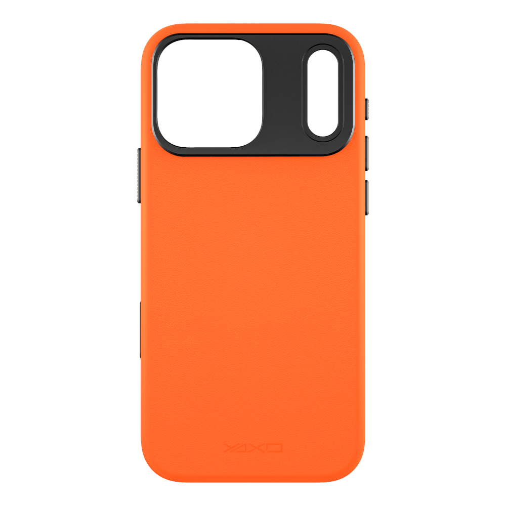 Etui LEATHER GEAR SLIM MagSafe do telefonu iPhone 17 Pro Max pomarańczowe