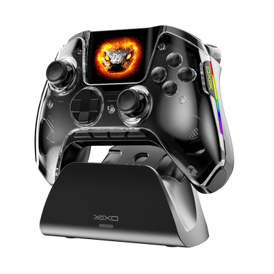 Kontroler bezprzewodowy ze stacją ładującą VENOM BLAZE do PC, Nintendo Switch, Android i iOS czarny