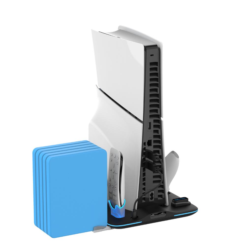 Podstawka chłodząca i ładująca ICE STORM do PlayStation 5 Slim Techno Black