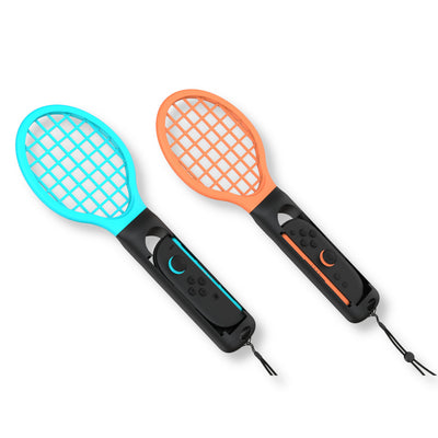 Uchwyt TENNIS PRO SET do Joy-Con Nintendo Switch 2 pomarańczowy/niebieski