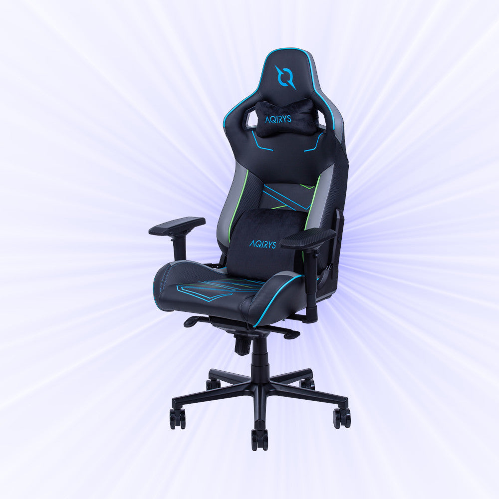 Fotel gamingowy HYPERION czarny/grey/blue