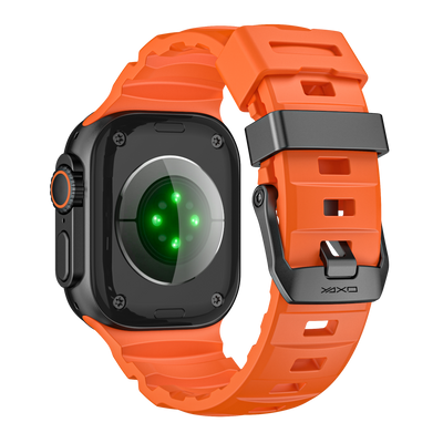 Pasek RUGGED EVO SPORT do Apple Watch 44/45/46/49 mm pomarańczowy