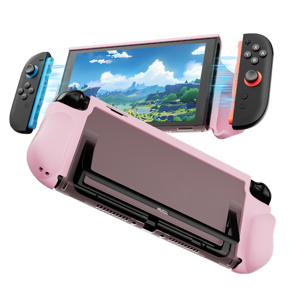 Etui BUZZARD do Nintendo Switch 2 różowe