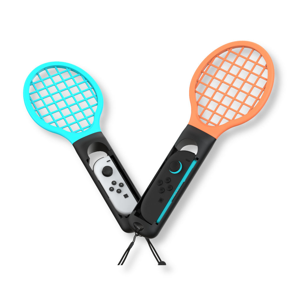 Uchwyt TENNIS PRO SET do Joy-Con Nintendo Switch 2 pomarańczowy/niebieski