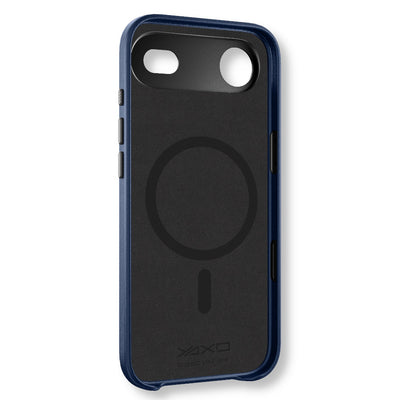Etui LEATHER GEAR SLIM MagSafe do telefonu iPhone 17 Air granatowe
