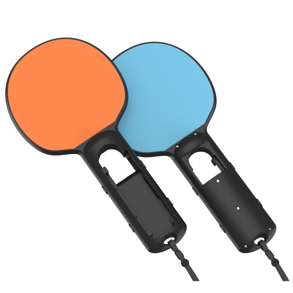 Uchwyt TENNIS SET do Joy-Con Nintendo Switch 2 pomarańczowy/niebieski