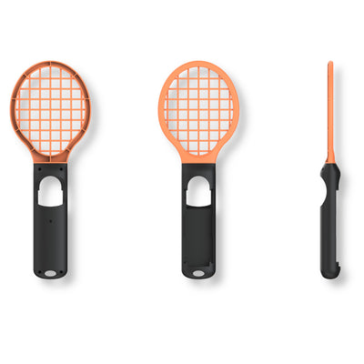 Uchwyt TENNIS PRO SET do Joy-Con Nintendo Switch 2 pomarańczowy/niebieski