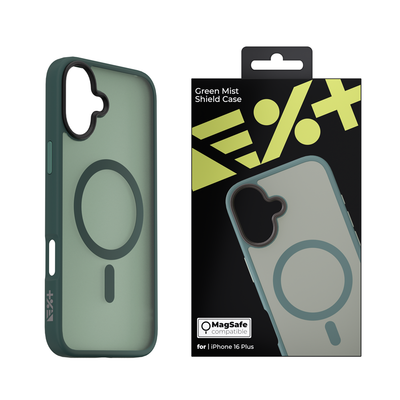 Etui MIST SHIELD MagSafe do telefonu iPhone 16 Plus zielone