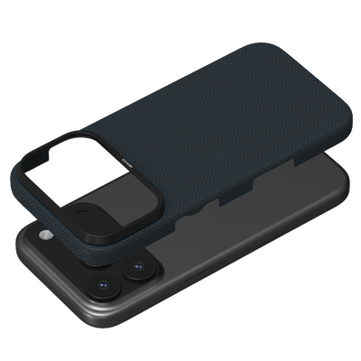 Etui ARAMID FIBER ULTRA SLIM MagSafe do telefonu iPhone 17 Pro niebieskie