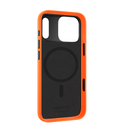 Etui LEATHER GEAR SLIM MagSafe do telefonu iPhone 17 Pro pomarańczowe