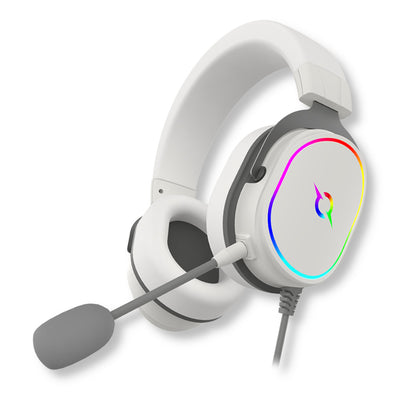 Słuchawki przewodowe ALTAIR 7.1 RGB białe