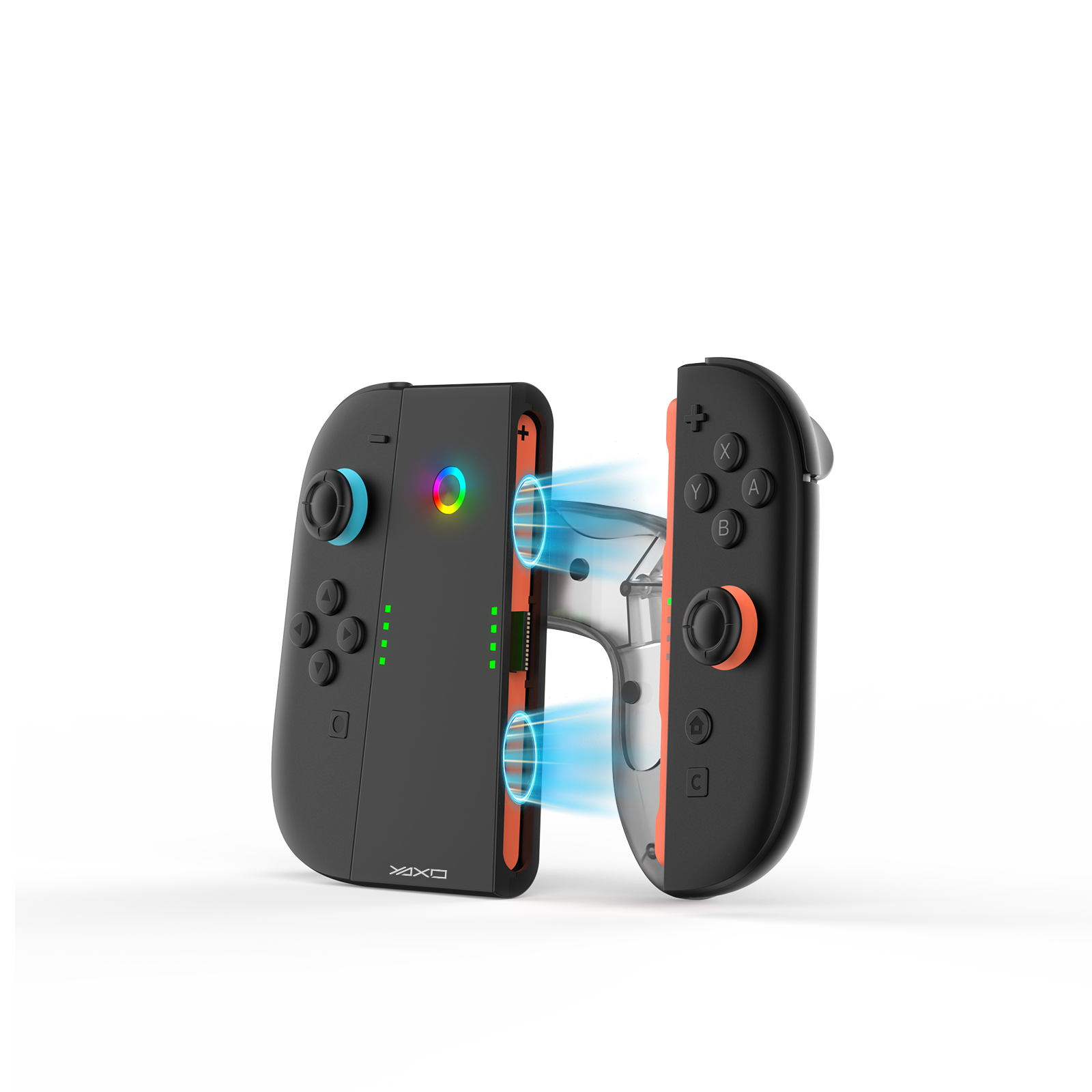 Uchwyt CHARGE GRIP SET do Joy-Con do Nintendo Switch 2 czarny