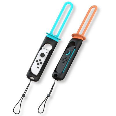 Uchwyt SWORD SET do Joy-Con Nintendo Switch 2 pomarańczowy/niebieski