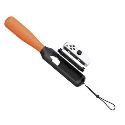Uchwyt BASEBALL SET do Joy-Con Nintendo Switch 2 pomarańczowy/niebieski