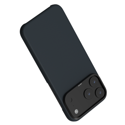 Etui ARAMID FIBER ULTRA SLIM MagSafe do telefonu iPhone 17 Pro Max niebieskie
