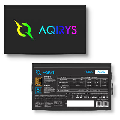 Zasilacz do komputera PULSAR 750W 80 Plus Bronze ATX czarny