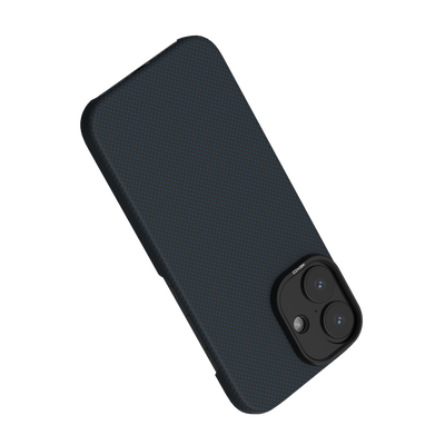 Etui ARAMID FIBER ULTRA SLIM MagSafe do telefonu iPhone 17 niebieskie