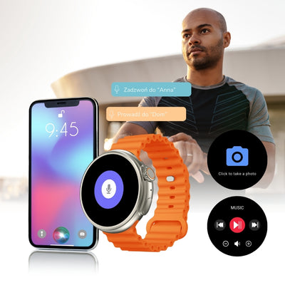 Smartwatch OXNARD Lumen Orange
