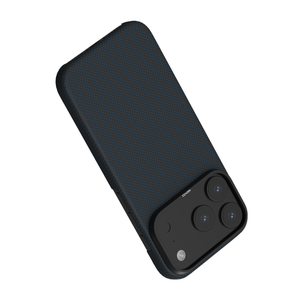 Etui ARAMID FIBER ULTRA SLIM MagSafe do telefonu iPhone 17 Pro niebieskie