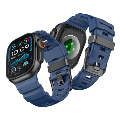 Pasek RUGGED EVO SPORT do Apple Watch 44/45/46/49 mm niebieski