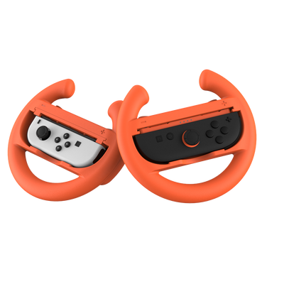 Uchwyt WHEELS SET do Joy-Con Nintendo Switch 2 pomarańczowy/niebieski