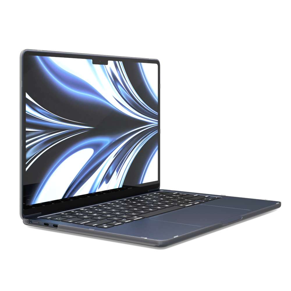 Etui SAFE GUARD do laptopa MacBook Air 13" M2 / M3 przeźroczyste