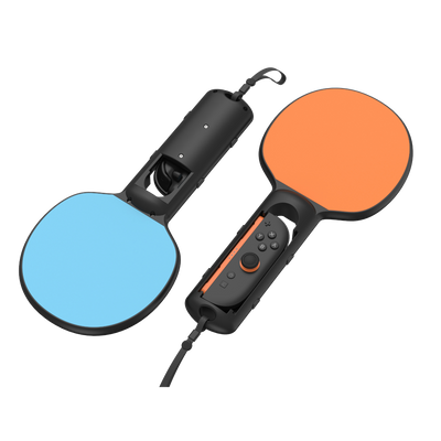 Uchwyt TENNIS SET do Joy-Con Nintendo Switch 2 pomarańczowy/niebieski