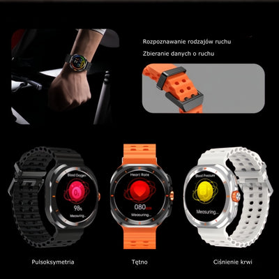 Smartwatch męski RENO czarny