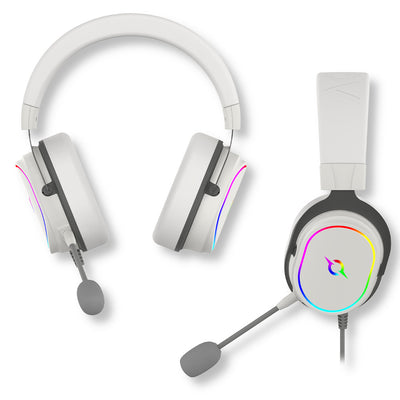 Słuchawki przewodowe ALTAIR 7.1 RGB białe