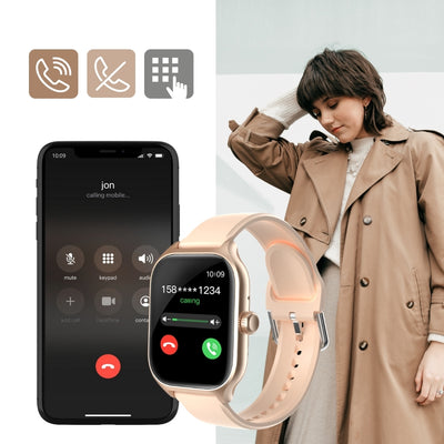 Smartwatch damski GT4 złoty