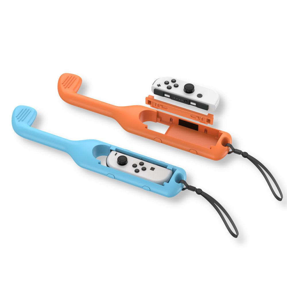 Uchwyt GOLF SET do Joy-Con Nintendo Switch 2 pomarańczowy/niebieski