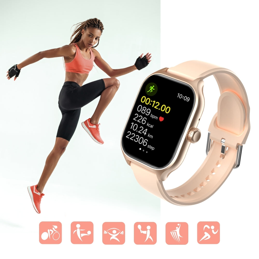 Smartwatch damski GT4 złoty