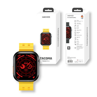 Smartwatch unisex TACOMA czarny
