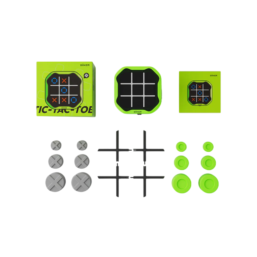 Gra logiczna TIC TAC TOE zielony