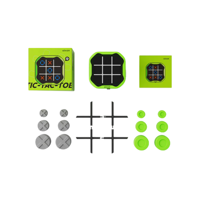 Gra logiczna TIC TAC TOE zielony