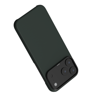 Etui ARAMID FIBER ULTRA SLIM MagSafe do telefonu iPhone 17 Pro Max zielone