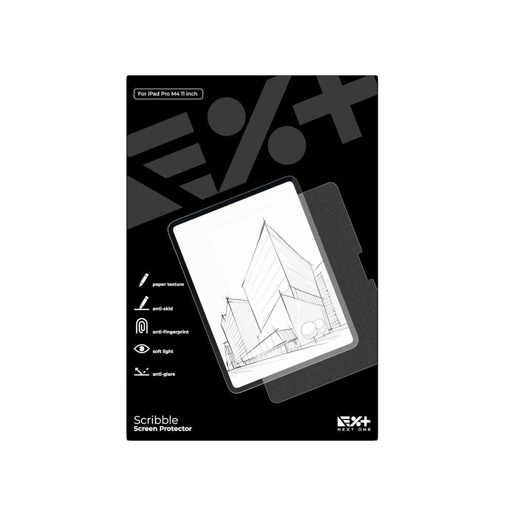 Ochrona ekranu z teksturą papieru SCRIBBLE do tabletu iPad Pro M4 11"