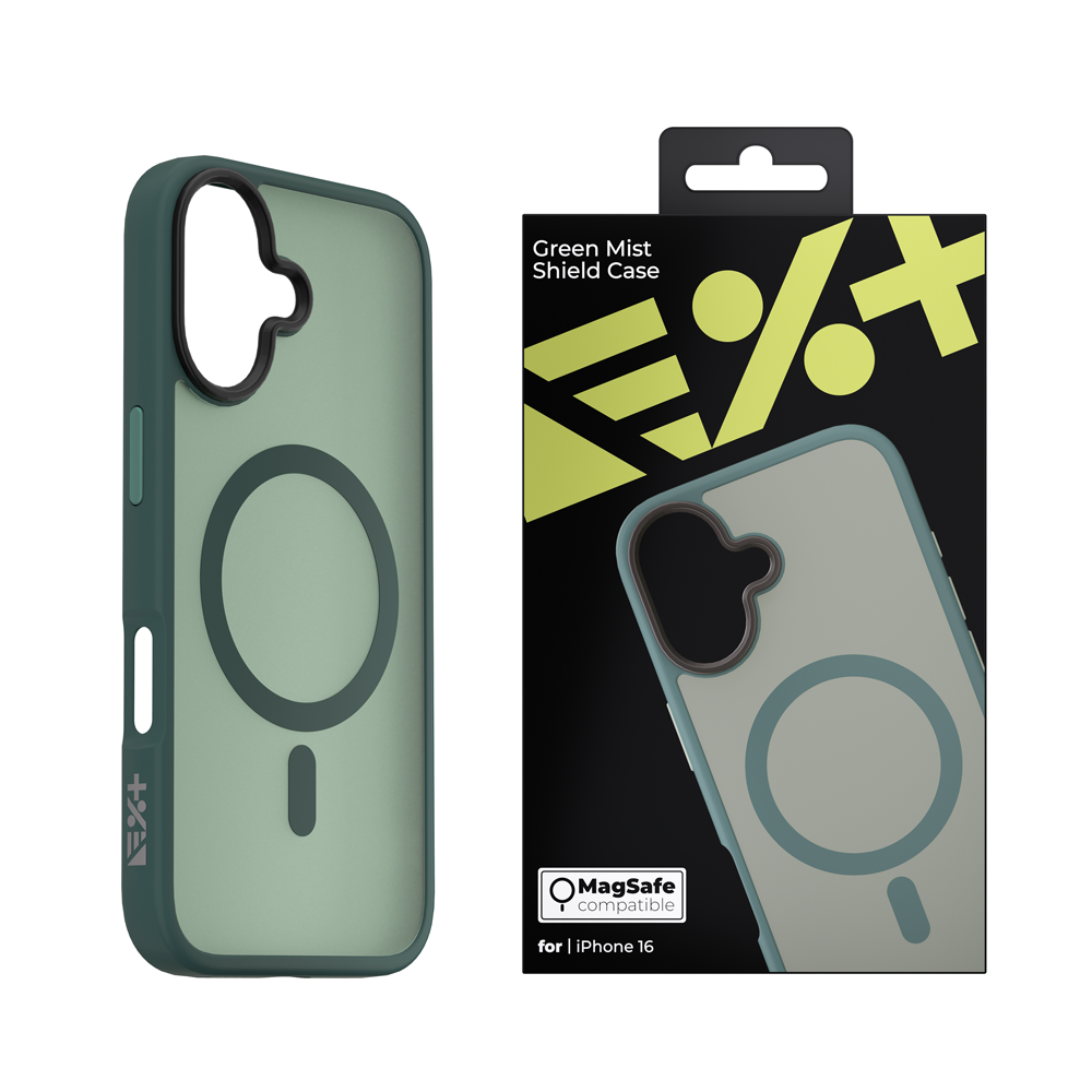 Etui MIST SHIELD MagSafe do telefonu iPhone 16 zielone