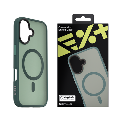 Etui MIST SHIELD MagSafe do telefonu iPhone 16 zielone