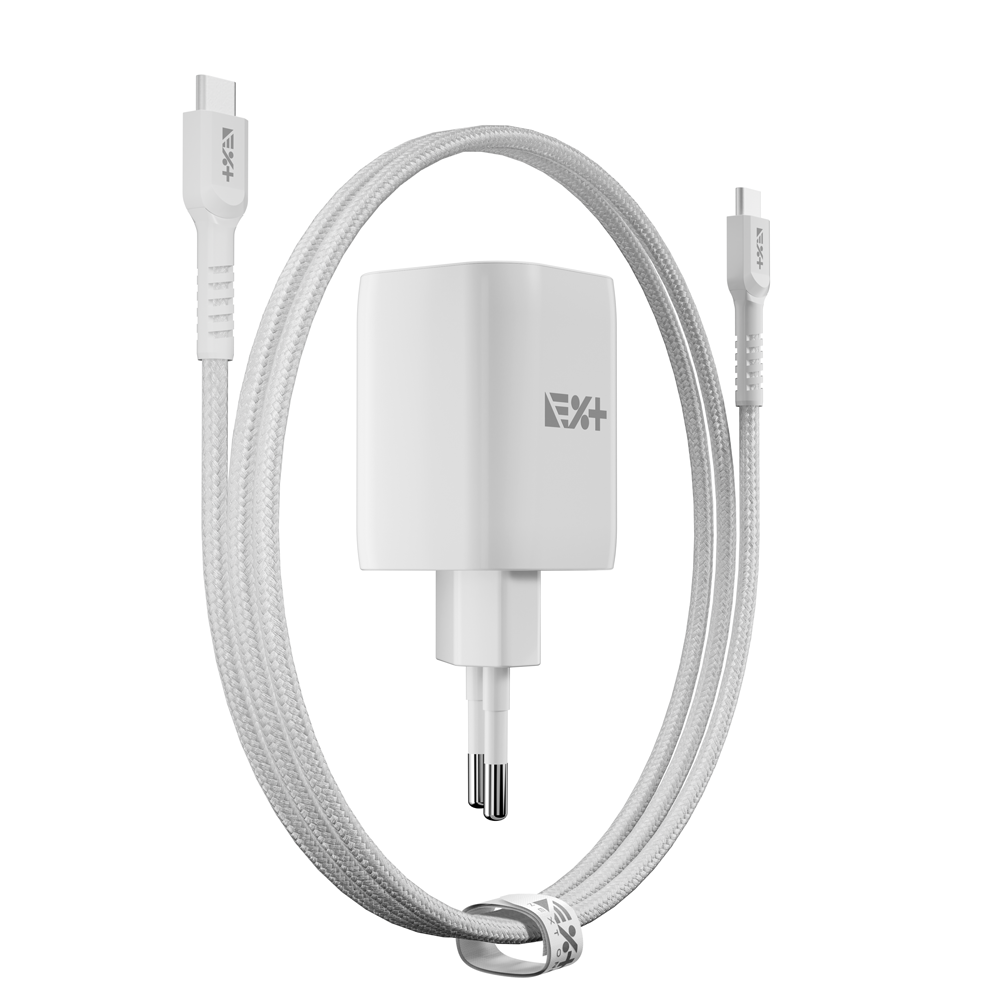 Ładowarka sieciowa 35W z kablem USB-C biała
