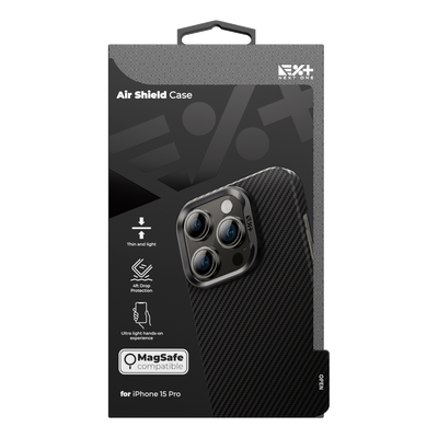 Etui AIR SHIELD MagSafe Carbon do telefonu iPhone 15 Pro