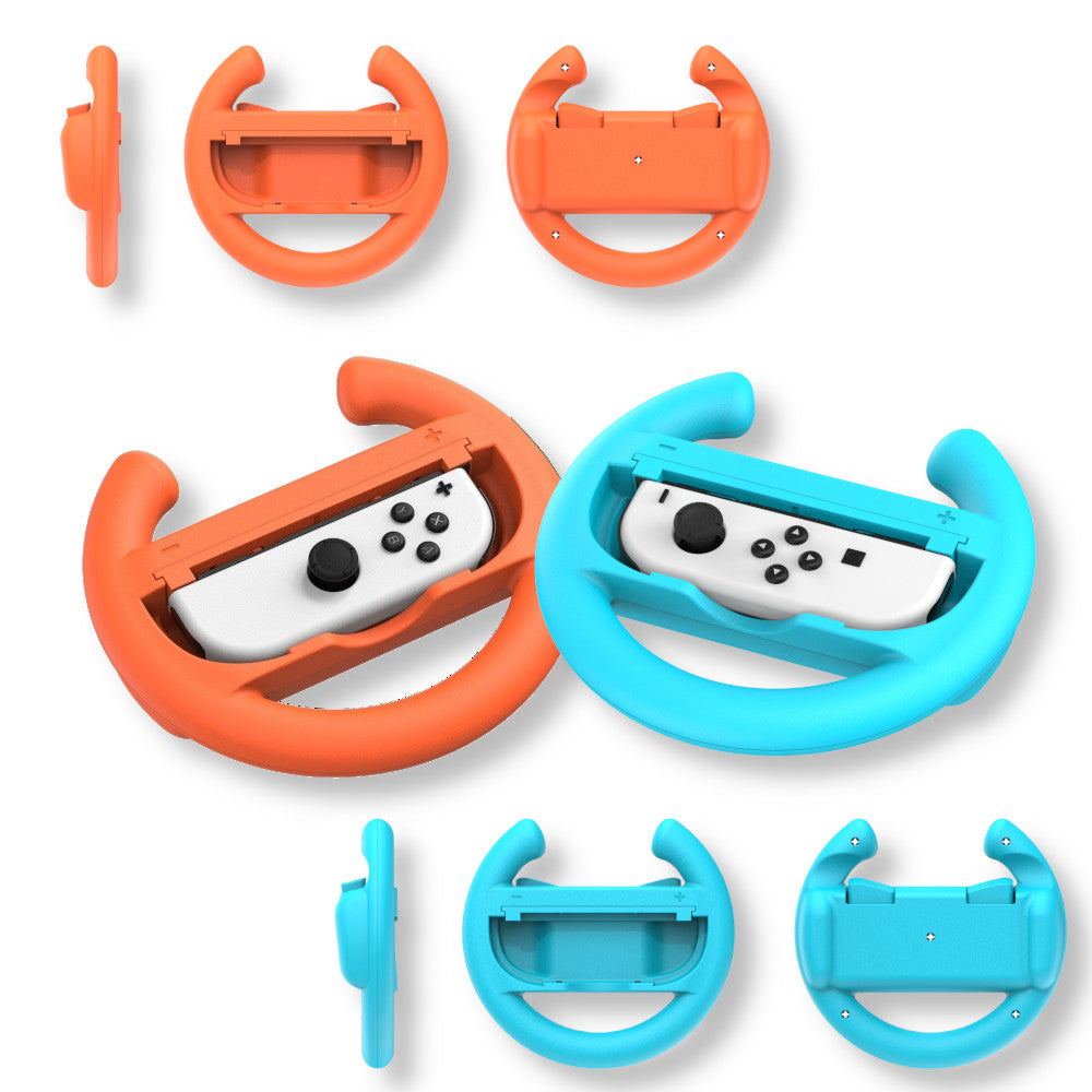 Uchwyt WHEELS SET do Joy-Con Nintendo Switch 2 pomarańczowy/niebieski