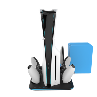 Podstawka chłodząca i ładująca ICE STORM do PlayStation 5 Slim Techno Black