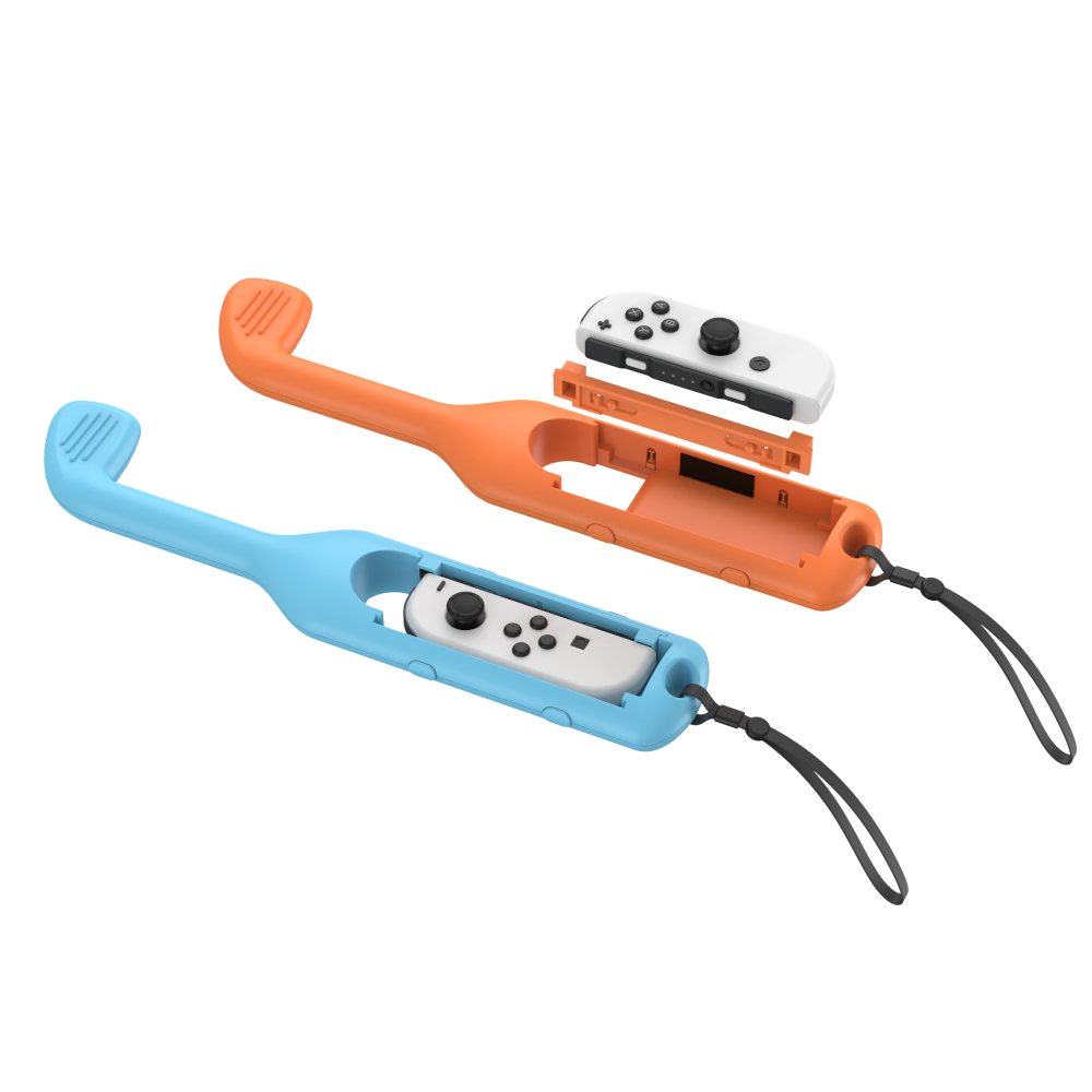 Uchwyt GOLF SET do Joy-Con Nintendo Switch 2 pomarańczowy/niebieski
