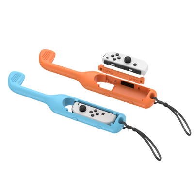Uchwyt GOLF SET do Joy-Con Nintendo Switch 2 pomarańczowy/niebieski