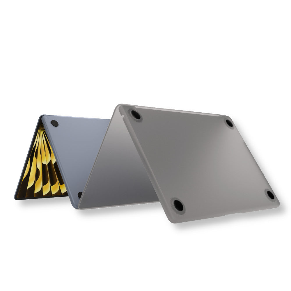 Etui SAFE GUARD do laptopa MacBook Air 15" M2 / M3 przeźroczyste czarne